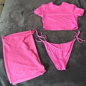 Pink Skims swim set